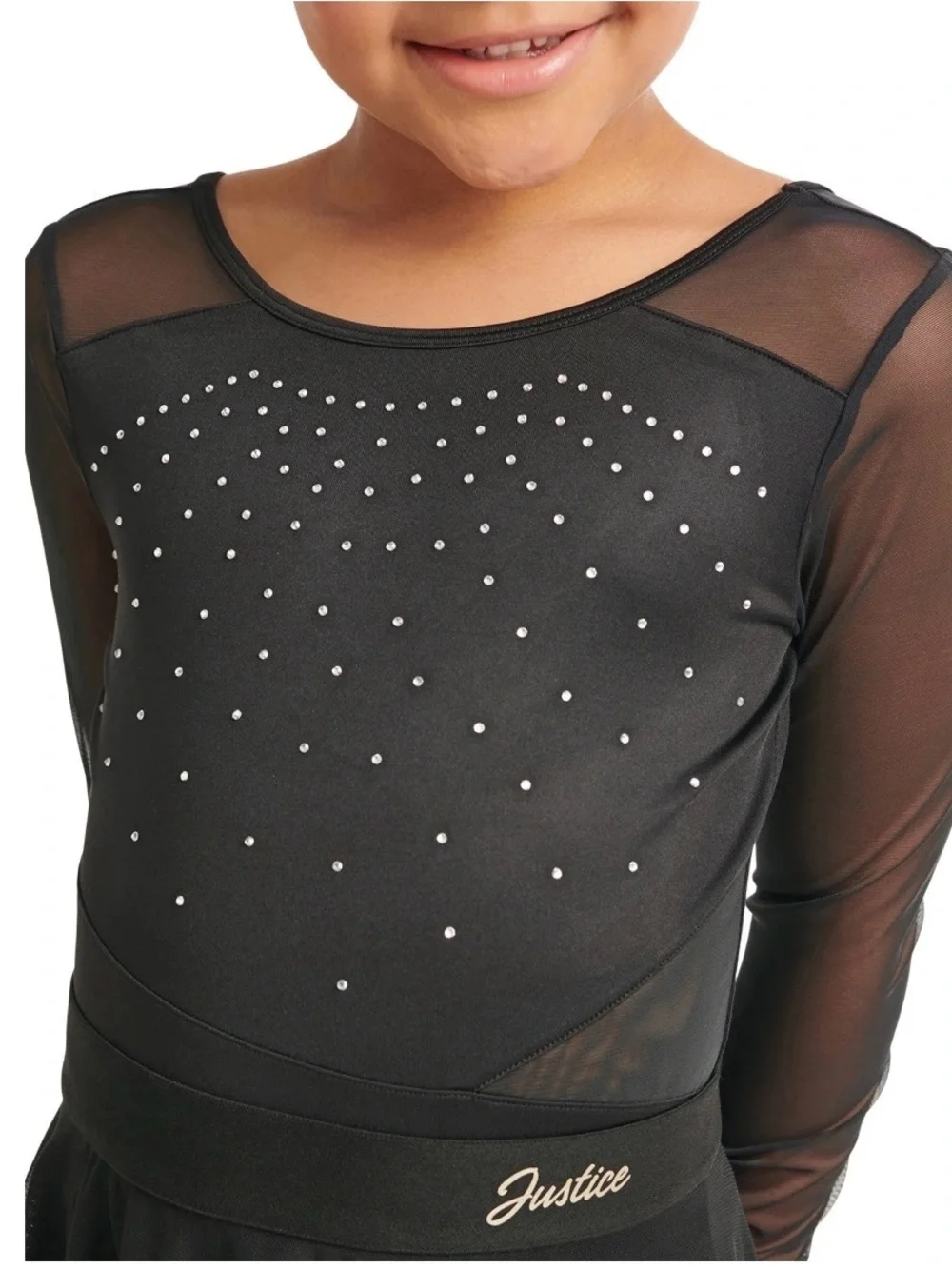 Gymnastics and Dance Leotard with crystals